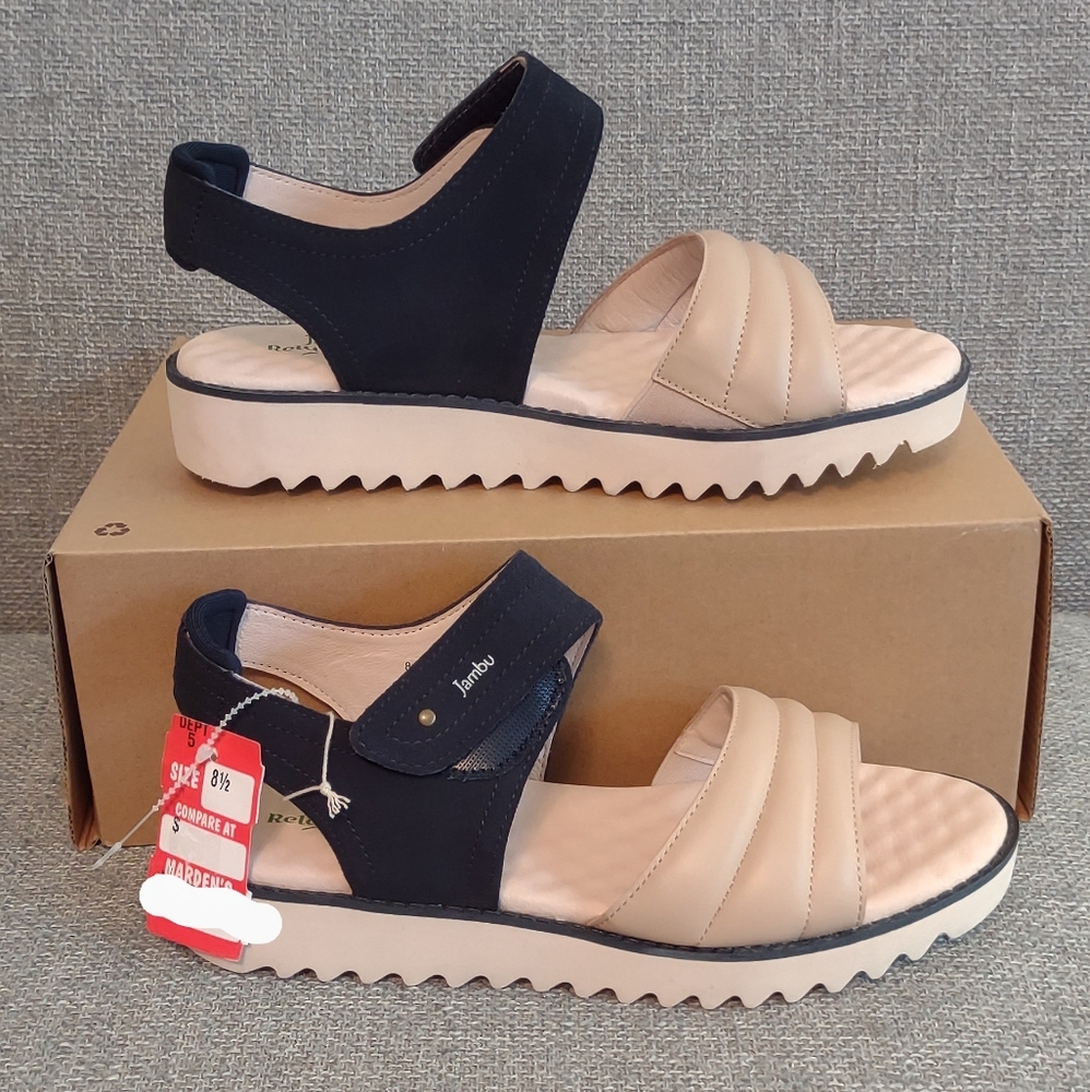 Final price!*New in box!Africa leather sandal(8.5M)